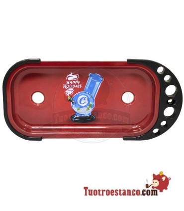 Rolling Console Bong Red