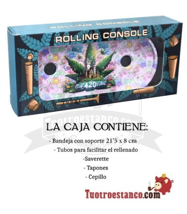 Rollende console Pink Leaf 420