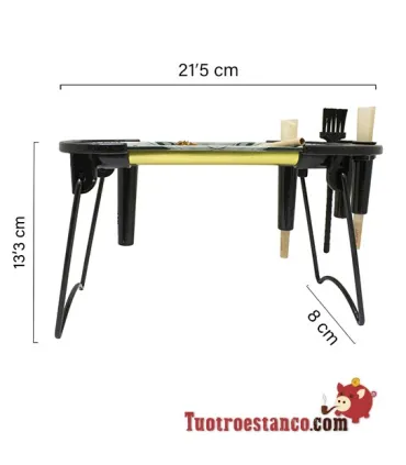 Rolling Console Pink Leaf 420