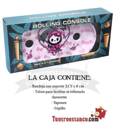 Dé du chat de la console roulante
