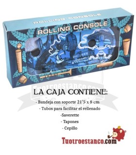 Rolling Console Blue Landscape