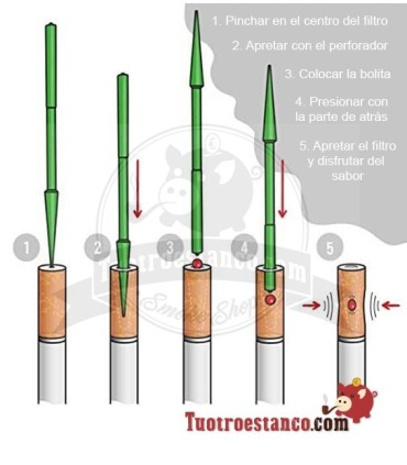 Frutta Mora Mint Balls 100 unités