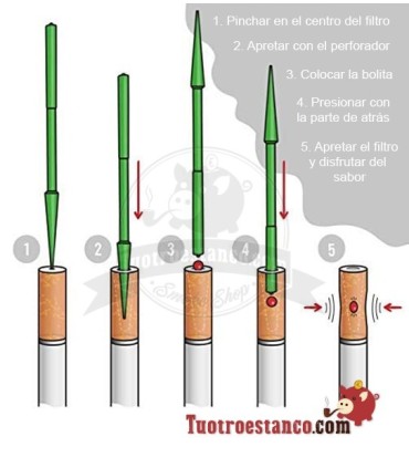Frutta Mora Mint Balls 100 unità
