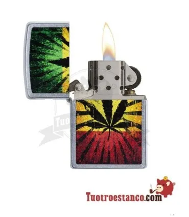 Feuille rastafari de Zippo