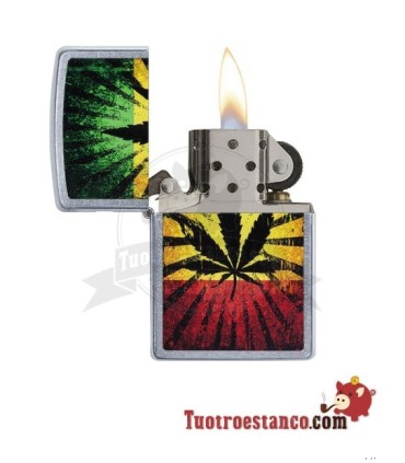 Zippo Rastafari Leaf