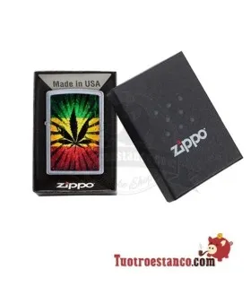 Feuille rastafari de Zippo