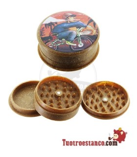 Grinder de Cañamo Beuz Bike 3 partes 50 mm