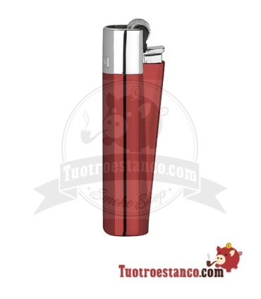 Clipper metálico Silver Devil + estuche metálico