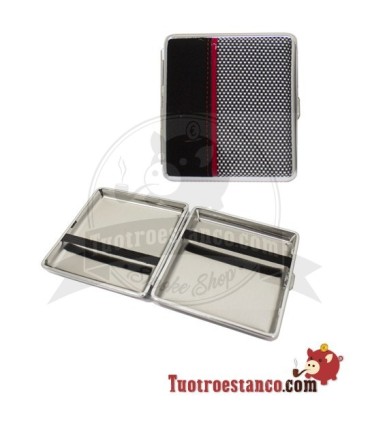 Pitillera metálica Champ Red Line de 20 cig