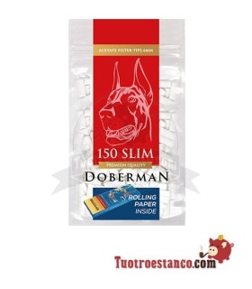 Filtros Doberman 150 slim 6mm + librito