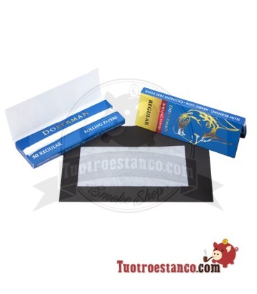 Filtros Doberman 150 slim 6mm + librito