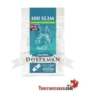 Doberman Clik schlanke 6mm-Filter von 100 ud Menthol