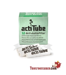 Actitube Konik 6mm Kohlefilter 10 Einheiten