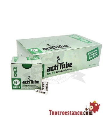 Estuche Actitube 6mm KONIK 50 unidades