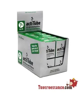 Boîtier de filtre à charbon Actitube SLIM 7mm 10 pièces - 20 boîtes