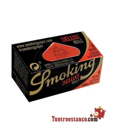 Smoking Rolo Deluxe de Papel de 4 Metros - 24 Rolos