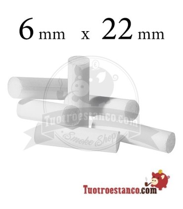 Filtros X-trem Slim 6mm 1000 Filtros Largos Bolsa XL