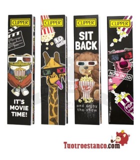 Papel Clipper Cinema Animals King Size + Tips