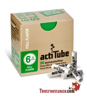 Actitube EXTRA SLIM Full Flavor carbon filters 50 filters