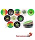 Jamaica Leaves Metal Ashtray