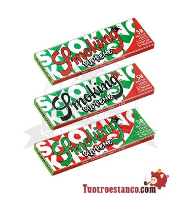 Supreme Ultra Thin Medium Smoking 78mm Paper - 25 booklets