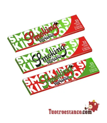 Papel Supremo Ultrafino King Size de 110mm