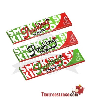 Papier Smoking suprême ultra mince de 110 mm King Size