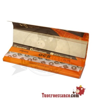 Papel OCB Virgin King Size + Tips - 32 libritos