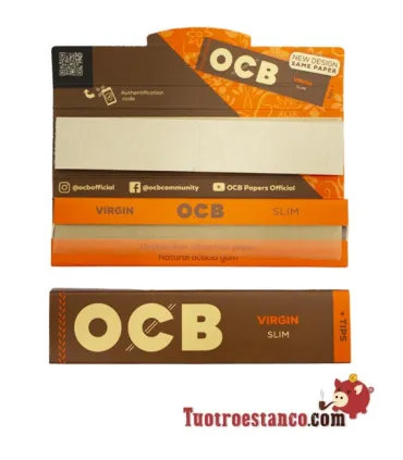 OCB Virgin King Size Paper + Conseils - 32 brochures