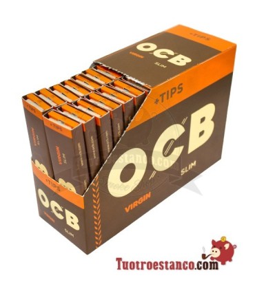 Papel OCB Virgin King Size + Tips - 32 libritos