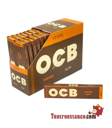 Papel OCB Virgin King Size + Tips - 32 libritos