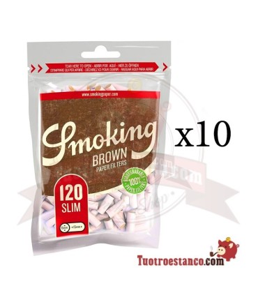 copy of 6mm Organic Smoking Filters - 10 sachets of 120 filters