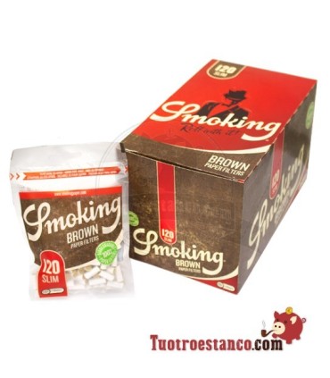 6mm Organic Smoking Filters - 10 sachets of 120 filters