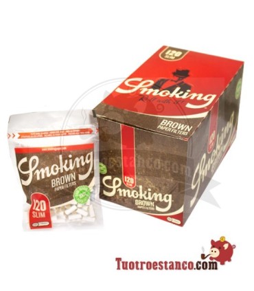 Filtres Smoking organiques 6mm - 10 sachets de 120 filtres