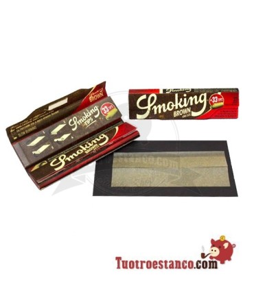 Étui en papier Tuxedo Brown King Size + Conseils - 24 brochures
