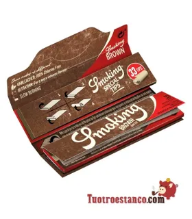 Étui en papier Tuxedo Brown King Size + Conseils - 24 brochures
