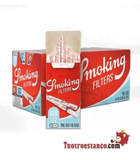 Pre-cut 5.7 mm Smoking filters - 20 boxes of 120 filters