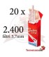 copy of Pre-cut 5.7 mm Smoking filters - 20 boxes of 120 filters