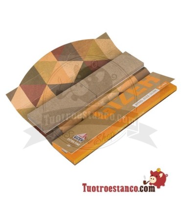 King Size Slim Bio Gizeh Papier 110mm + Spitzen - 25 Heftchen