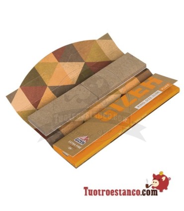 King Size Slim Bio Gizeh Papier 110mm + Spitzen - 25 Heftchen