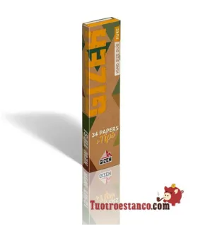 King Size Slim Organic Giza Paper 107mm + Tips