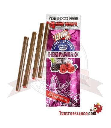Royal Blunt Hemp Sabor Baga de Papel - 4u