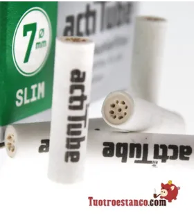 Promotion 5 + 1 Actitube Slim Carbon Filters 300 unités 7mm