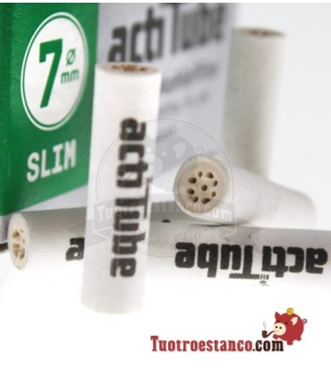 Promozione 5 + 1 filtri in carbonio actitube Slim 300 unità 7mm