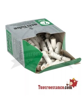 7mm actitube Filtros de carbono finos 50 filtros