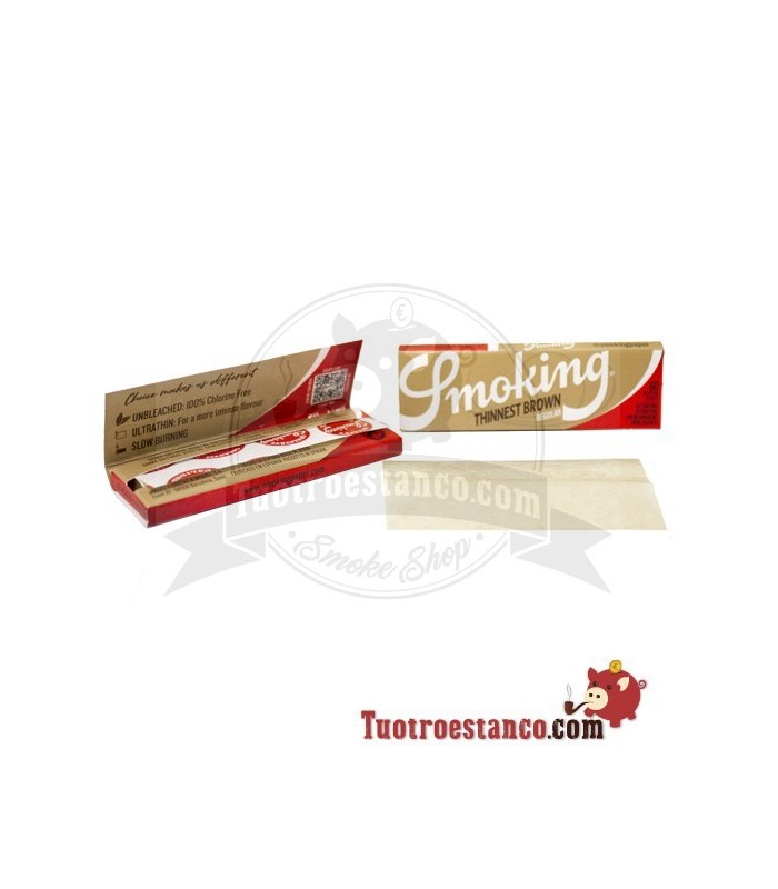 Rokend Dunste Bruin Ultra Thin Gewoon Papier 70 mm