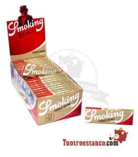 Étui à papier Smoking Thinnest Brown Regular 70 mm - 50 carnets