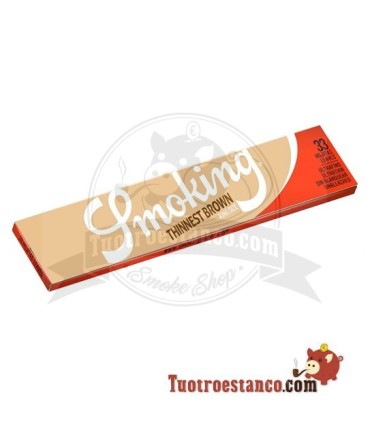 King Size Ultra Thin Brown Smoking Thinnest Paper 108 mm