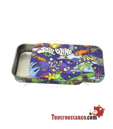 Caja de metal SoulBlime Tapa Deslizable