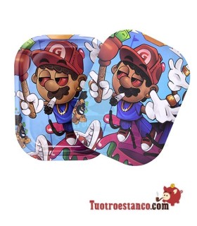 Bandeja Metálica + Tapa Bad Mario